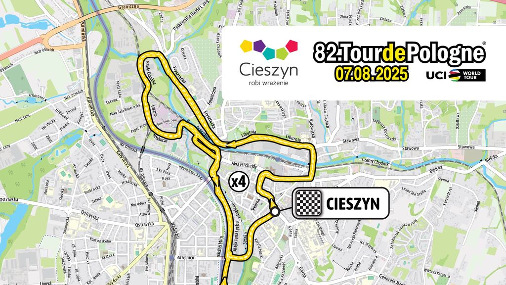 e4 cieszyn 2 mapka wyscig glowny