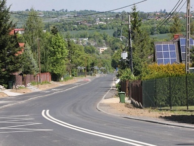 Koniec rozbudowy drogi w Cieszynie ul Słowicza remont