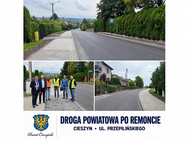 Koniec remontu ul. Przepilińskiego w Cieszynie