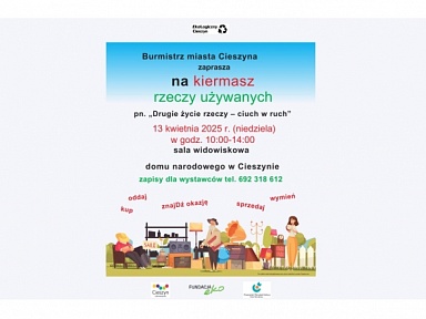 Ciuch w ruch kiermasz rzeczy uzywanych cieszyn