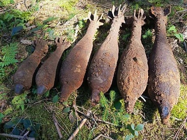 Zabezpieczono odnaleziony niewybuch