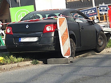 Kradzione tablice i kolizja